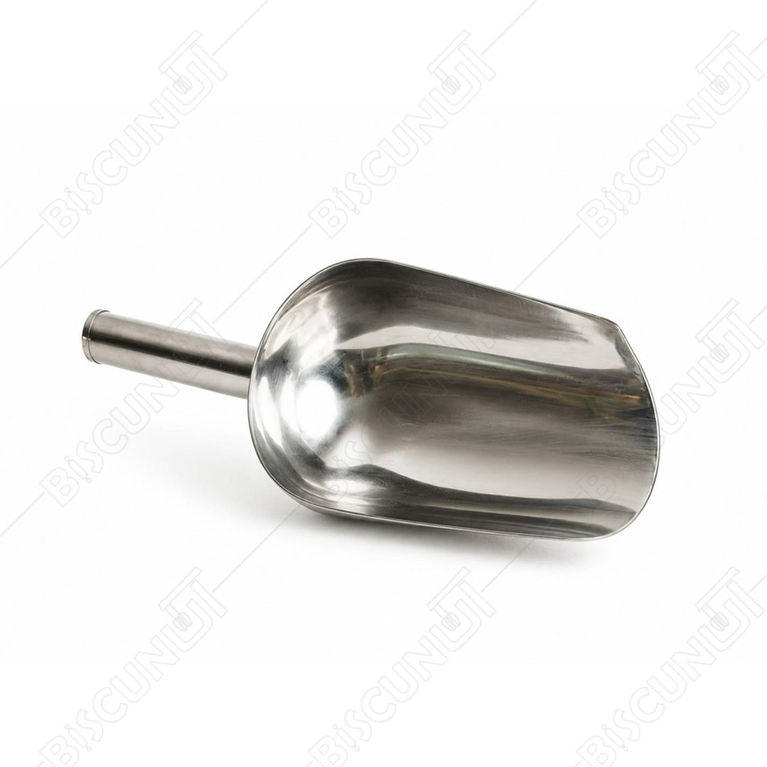 سرتاس دسته دار استیل نقره ای (سایز 30)