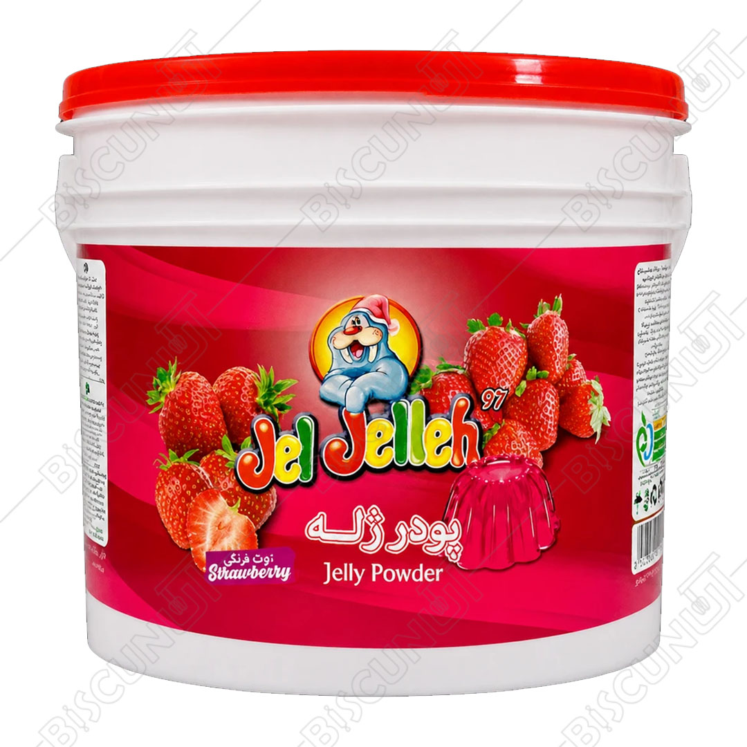 پودر ژله طعم توت فرنگی