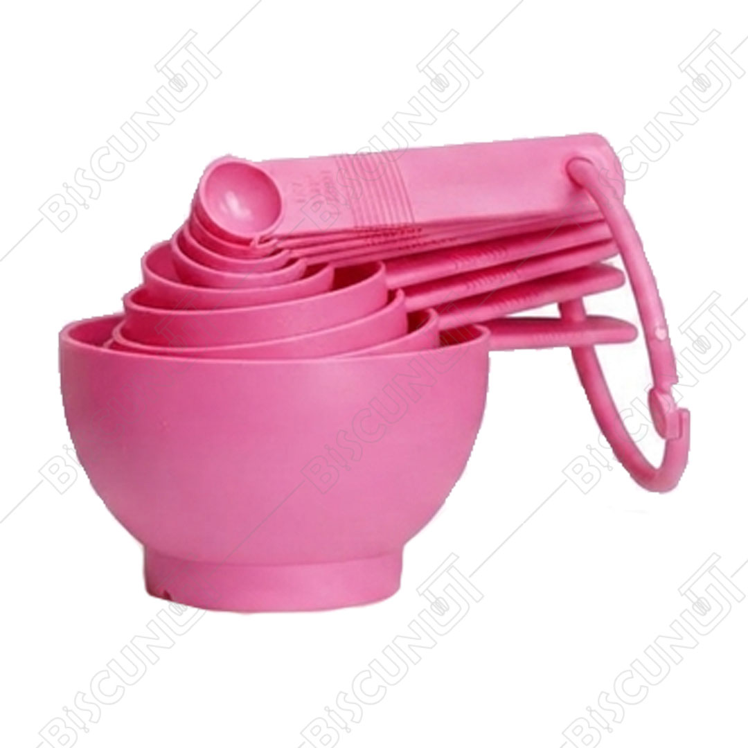 پیمانه اندازه گیری پلاستیکی (9 تیکه)
