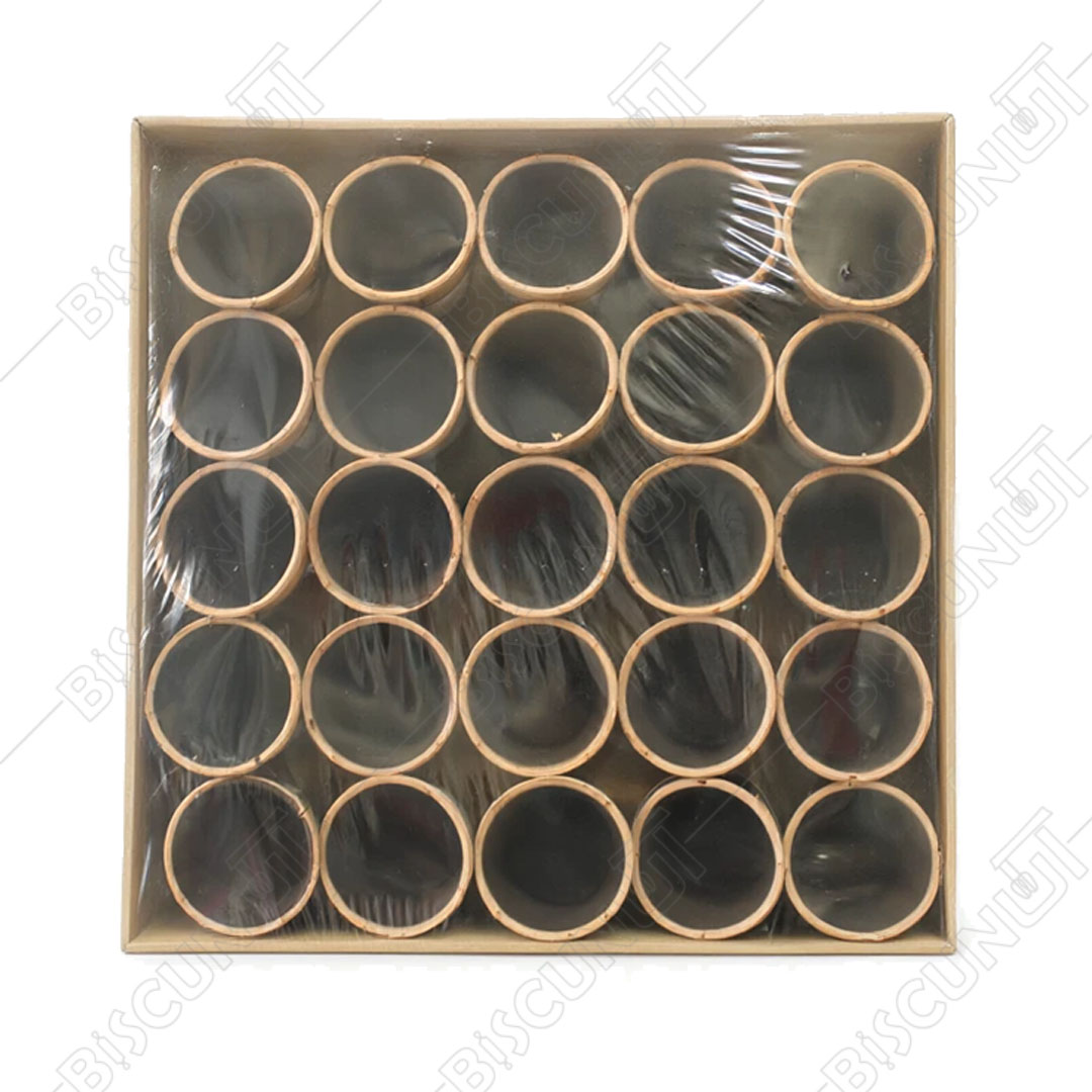 لیوان خوراکی شکلاتی (25 عددی)