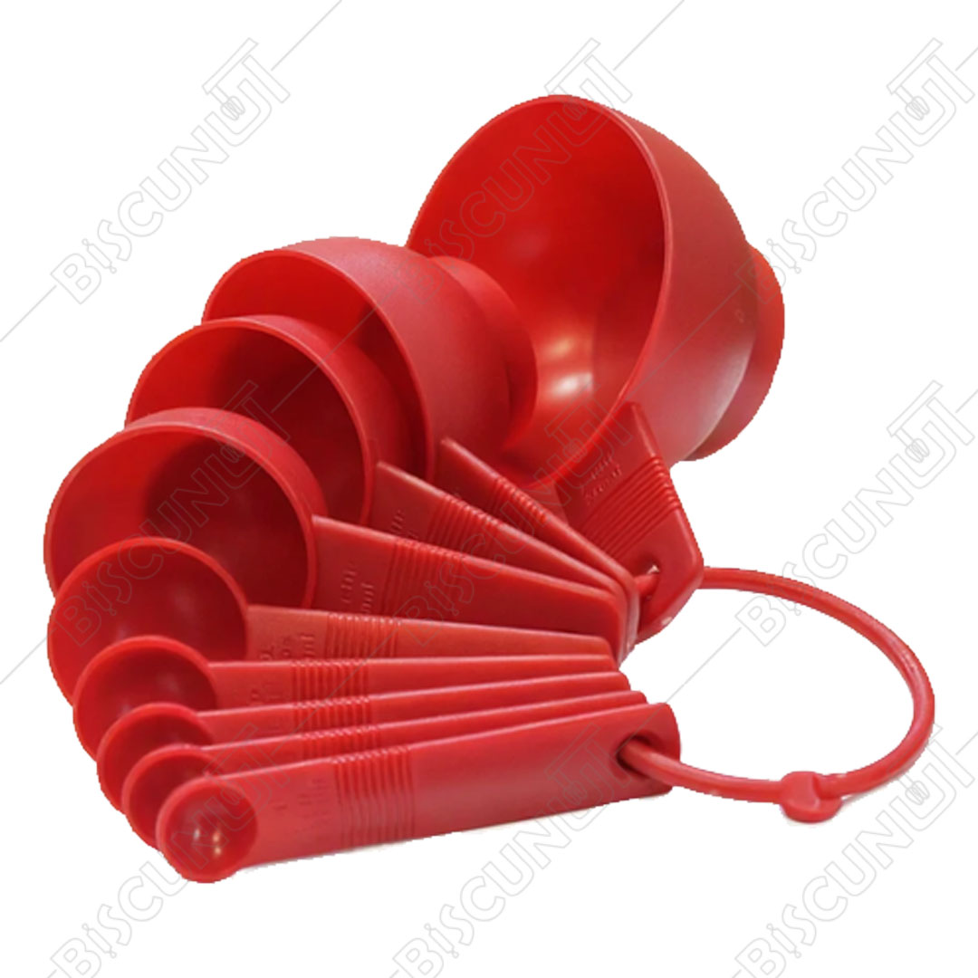 پیمانه اندازه گیری پلاستیکی (9 تیکه)