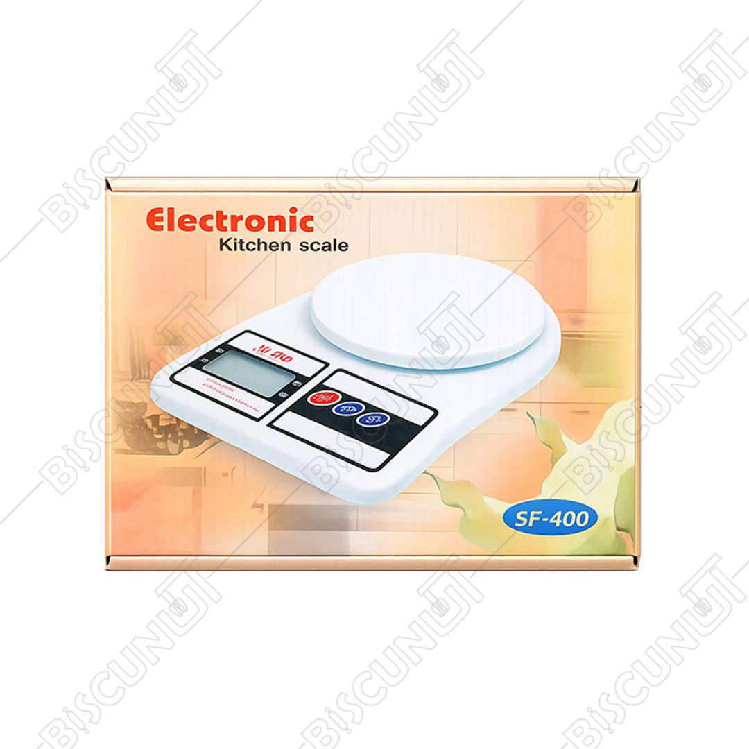 ترازو آشپزخانه دیجیتال مدل SF-400 | با نمایشگر LCD